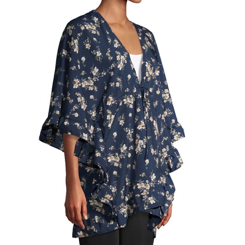 Floral Print Kimono  - Picture 4 of 6